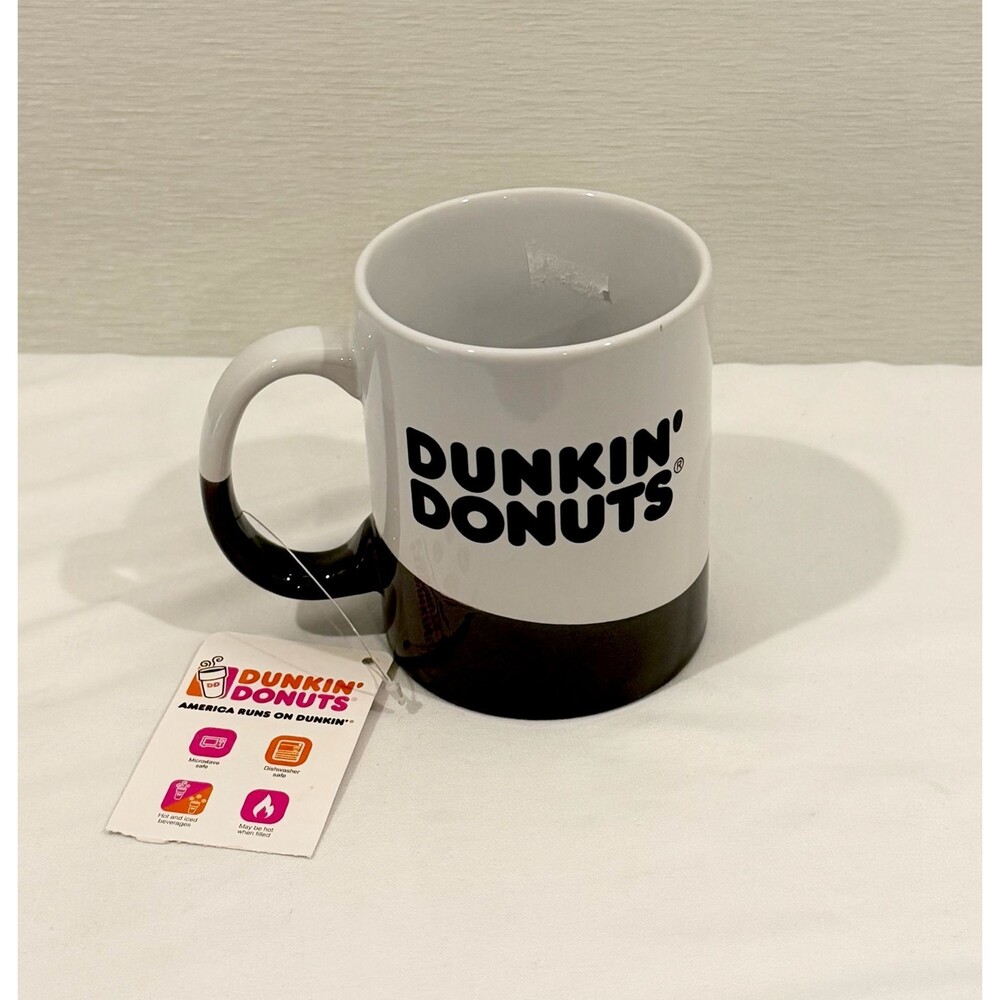 NWT Dunkin' Donuts Ceramic Coffee Mug 16 oz